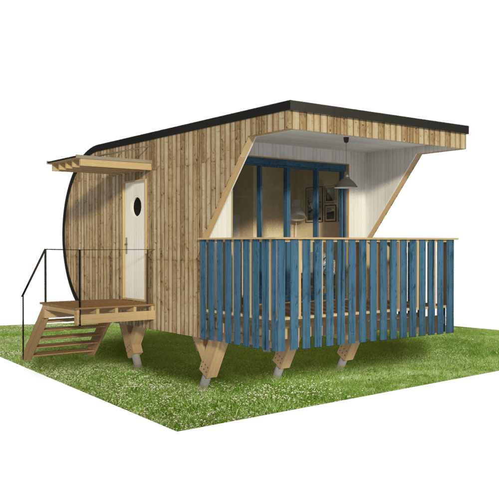 River Cabin built from plans